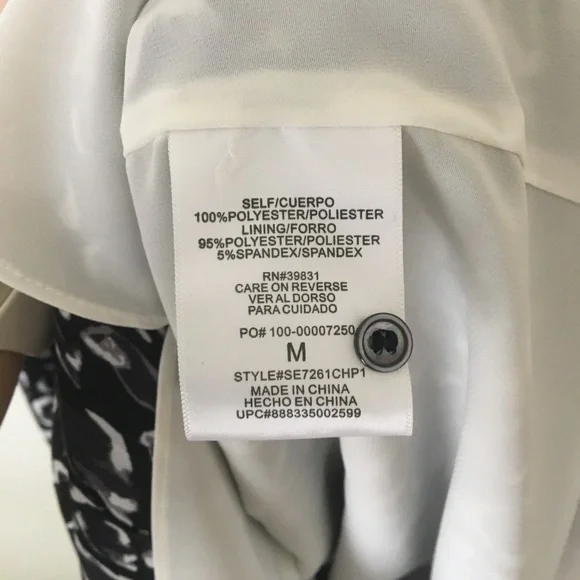 SAM EDELMAN ANIMAL PRINT LONG SLEEVE DRESS - Picture 4 of 8